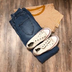 Rue 21 ripped high waisted jeans